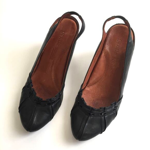 Gentle Souls Ruper Star Leather Heel Shoe Sling Back Size 6 - Picture 1 of 6